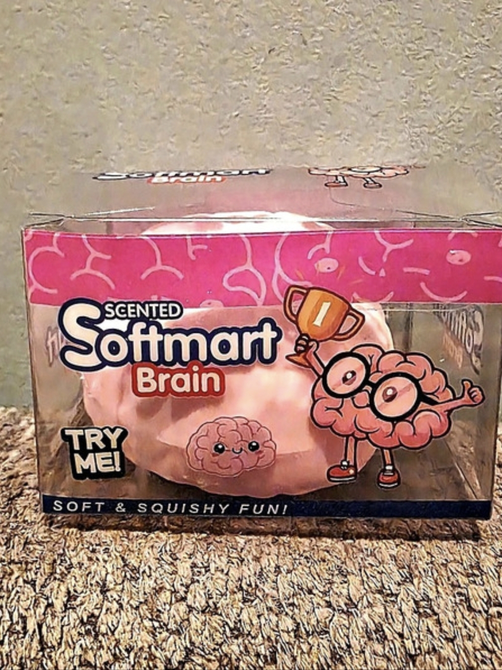 ASMR Crispy Crunchy Scented SoftMart Brain Squishy